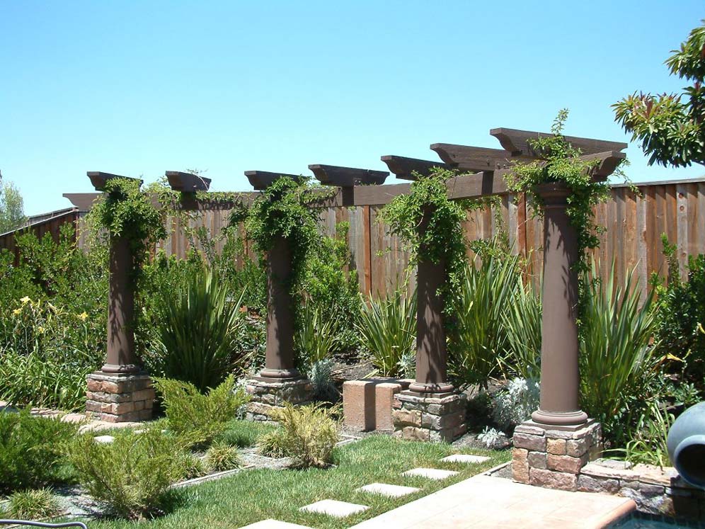 Pillars on Stacked Stone