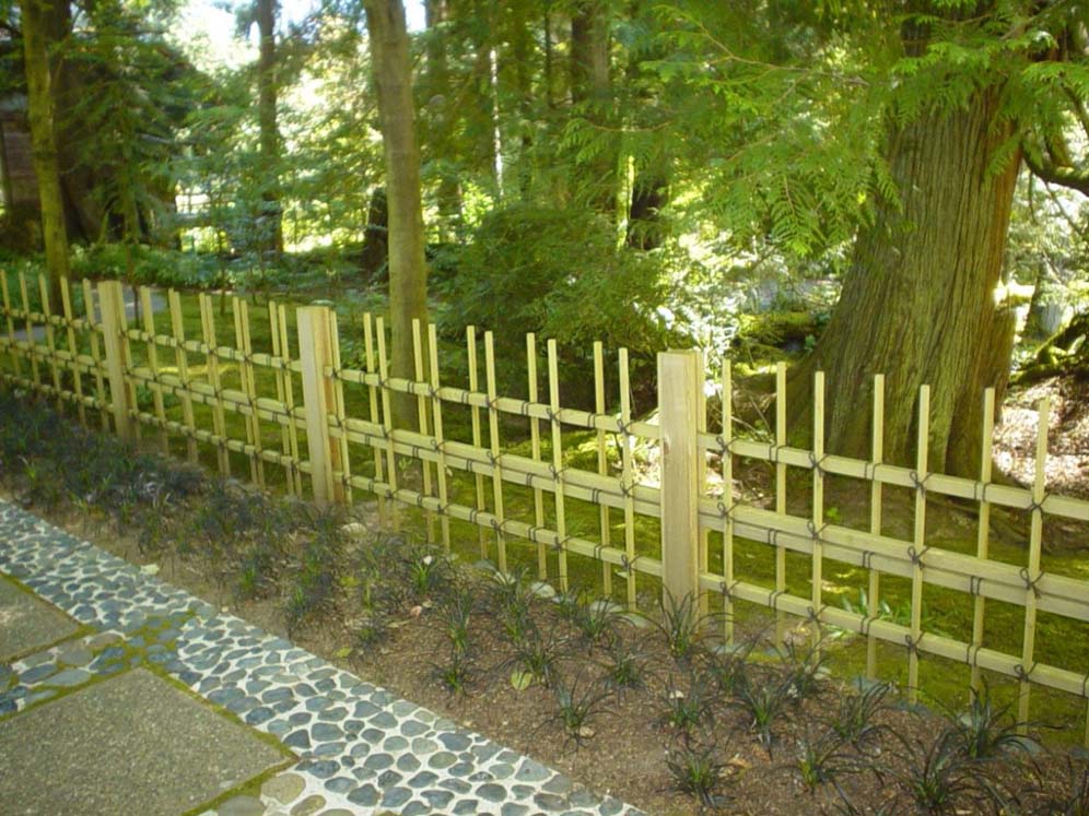 Low Bamboo Fence