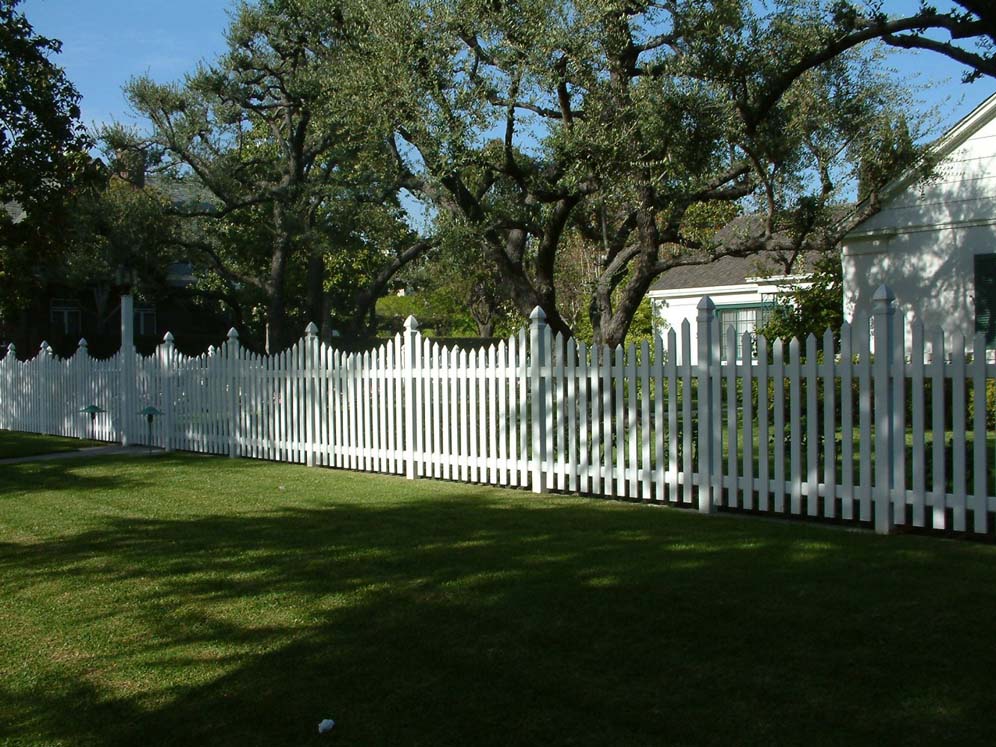 Handsome White Picket Fence